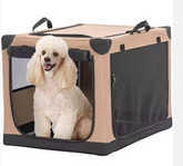 Portable Dog Crate Soft Travel Pet Kennel Cat Foldable Folding Pet Cage Collapsible Dog Kennel Large Outdoor Portable Dog Crate